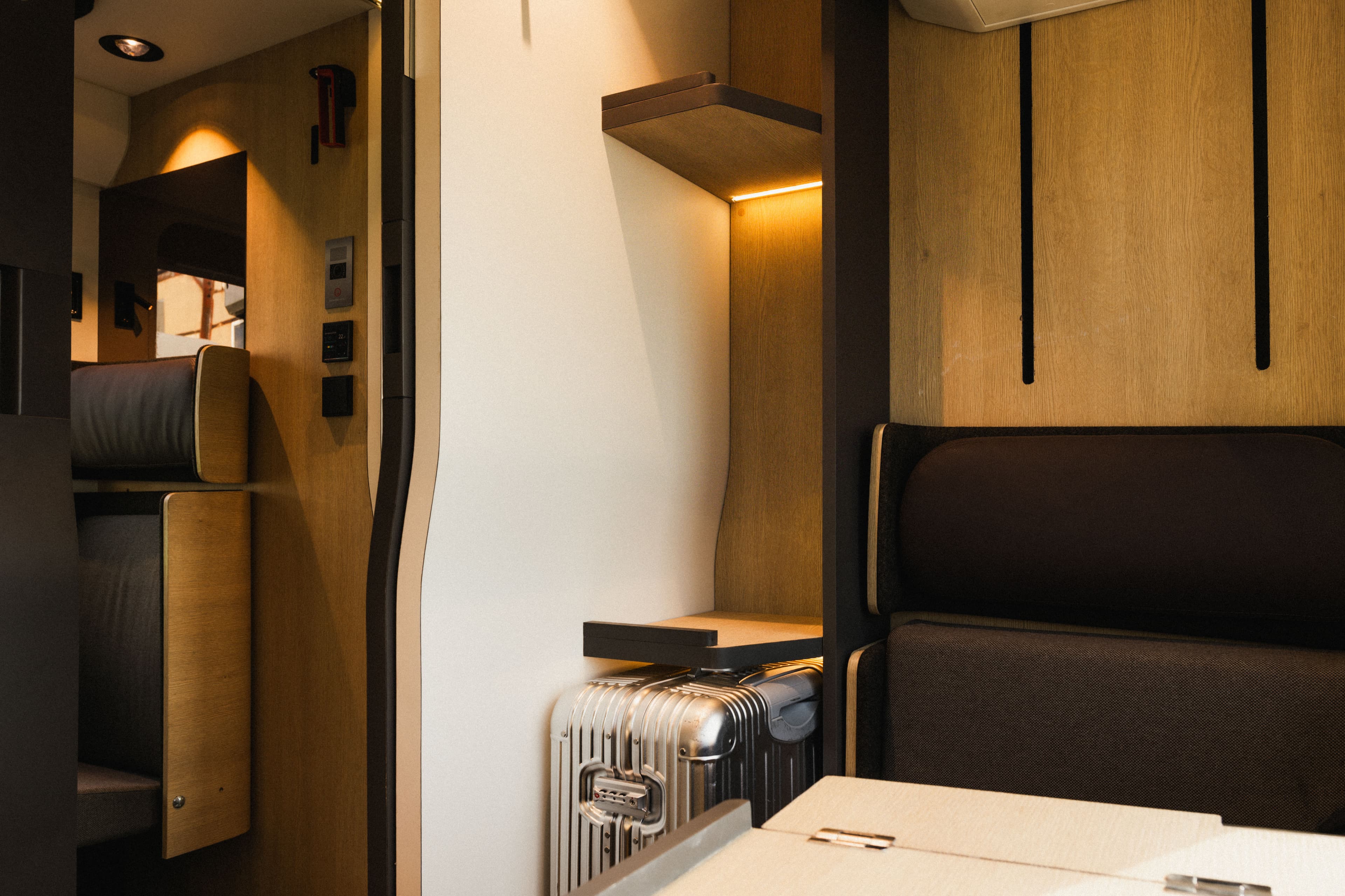 Nox Single Loft room with bed and seat by the window